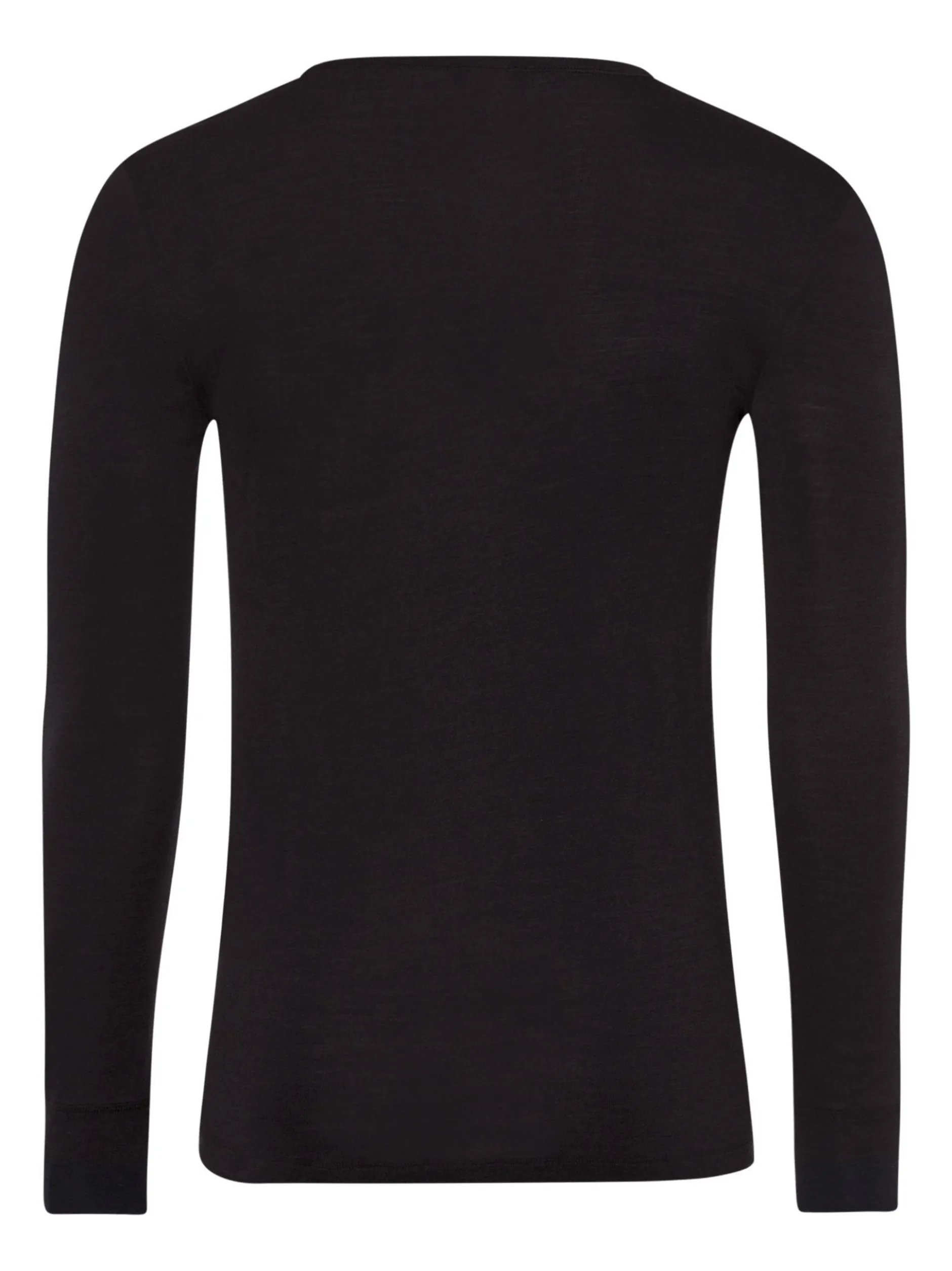 Hanro Herren Longsleeve - Woolen Silk in anthrazit