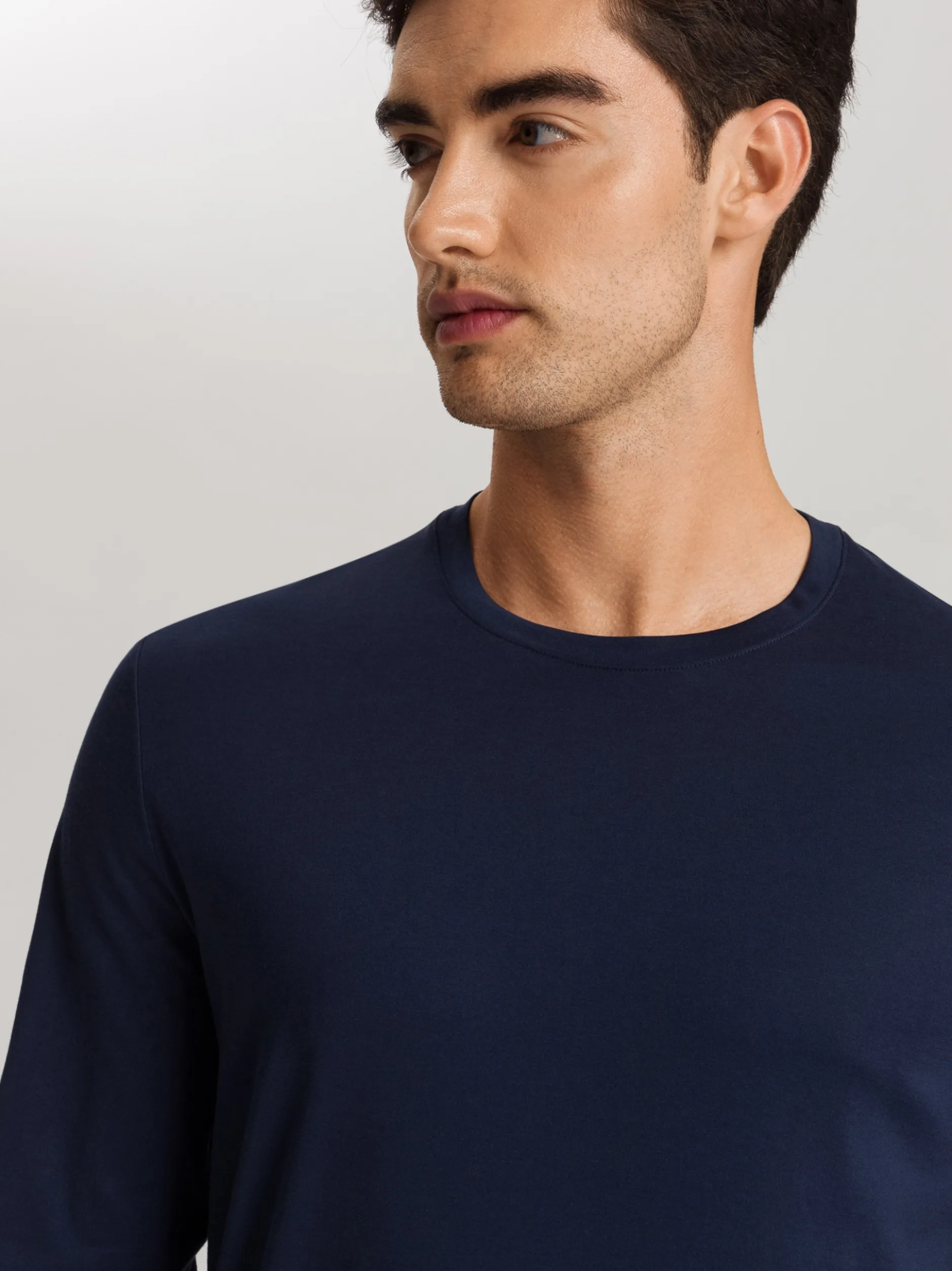 Hanro Herren Pyjamaoberteil - Night & Day in marine