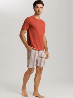 Hanro Herren Pyjamashorts - Night & Day in mehrfarbig
