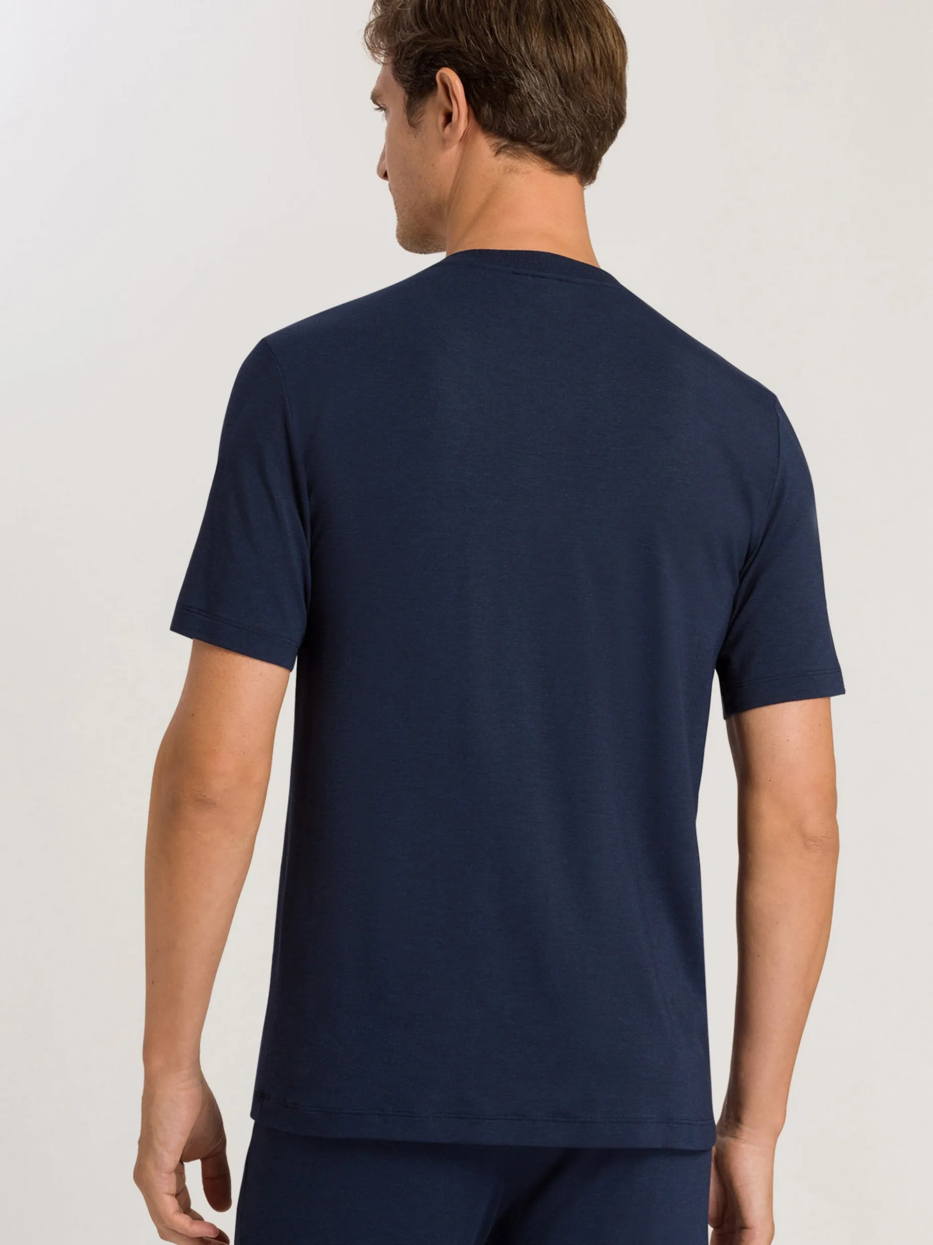 Hanro Herren V-Shirt - Casuals in marine