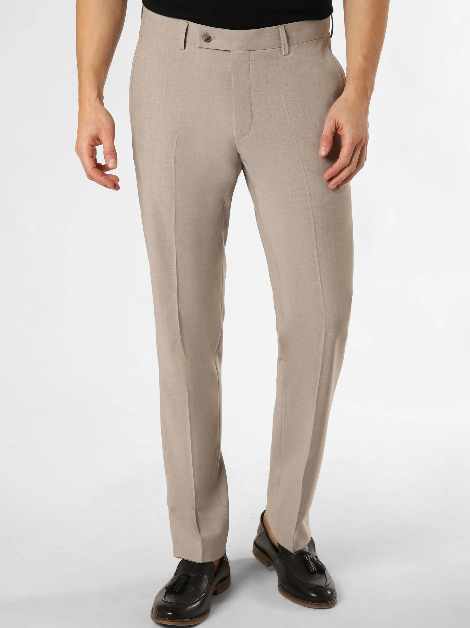 Hechter Paris Herren Baukasten-Hose in kitt