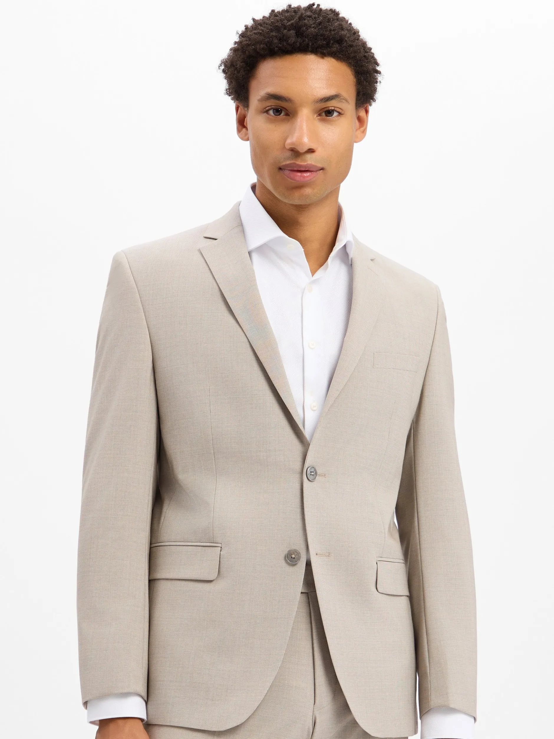 Hechter Paris Herren Baukasten-Sakko in beige