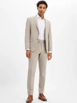 Hechter Paris Herren Baukasten-Sakko in beige