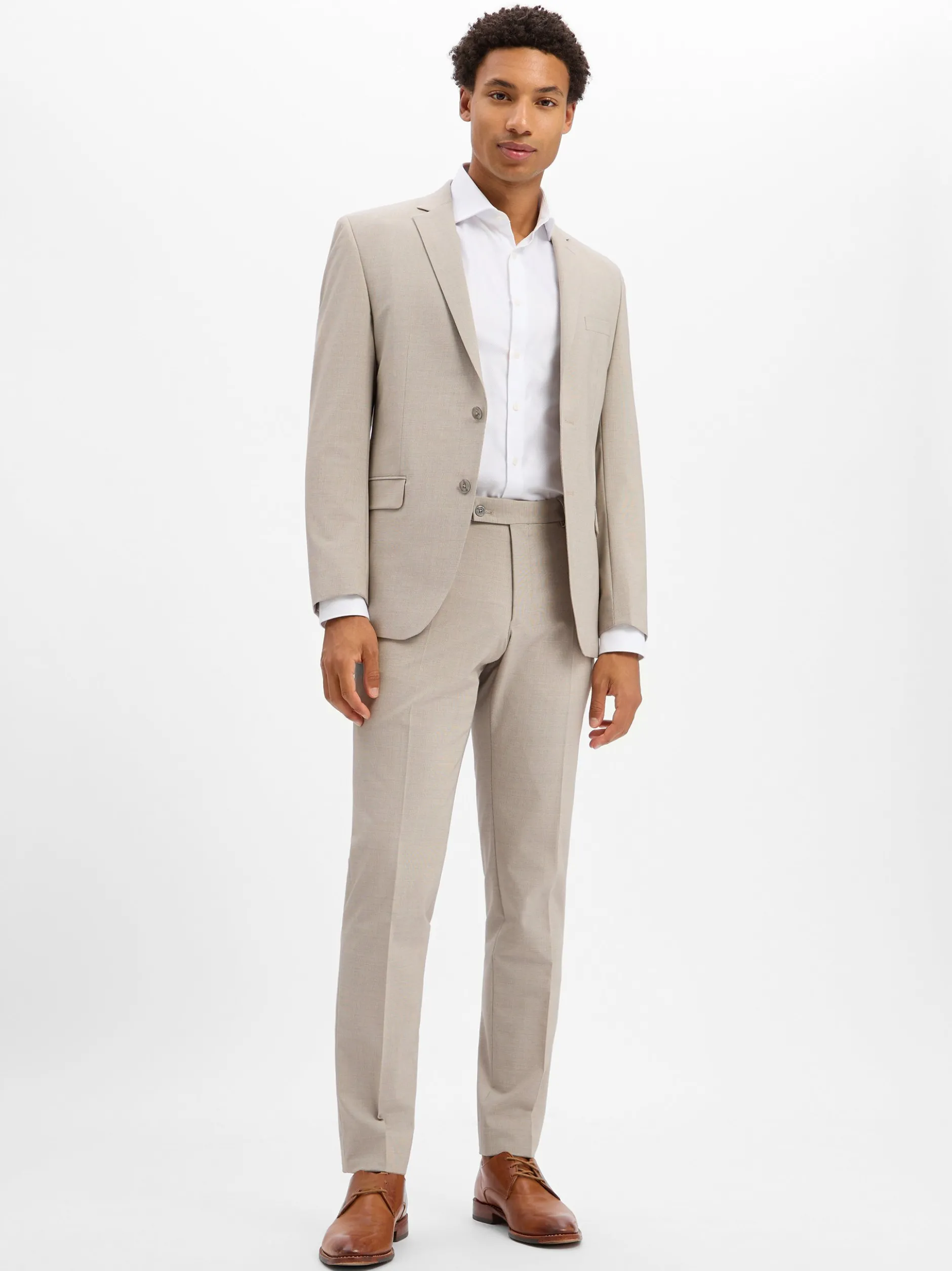 Hechter Paris Herren Baukasten-Sakko in beige