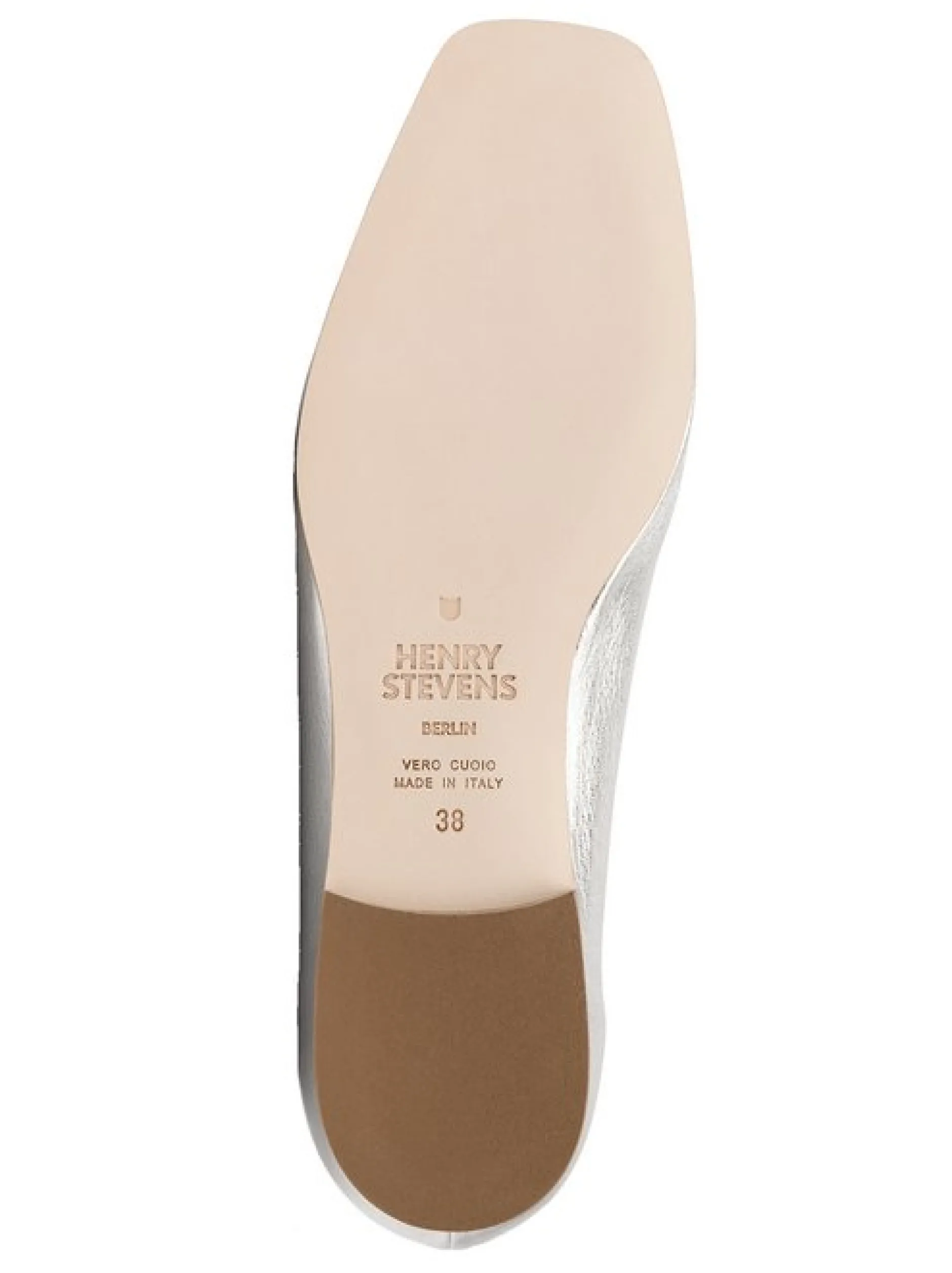 Henry Stevens Damen Ballerinas – Audrey B in silber
