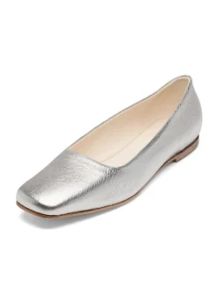 Henry Stevens Damen Ballerinas – Audrey B in silber