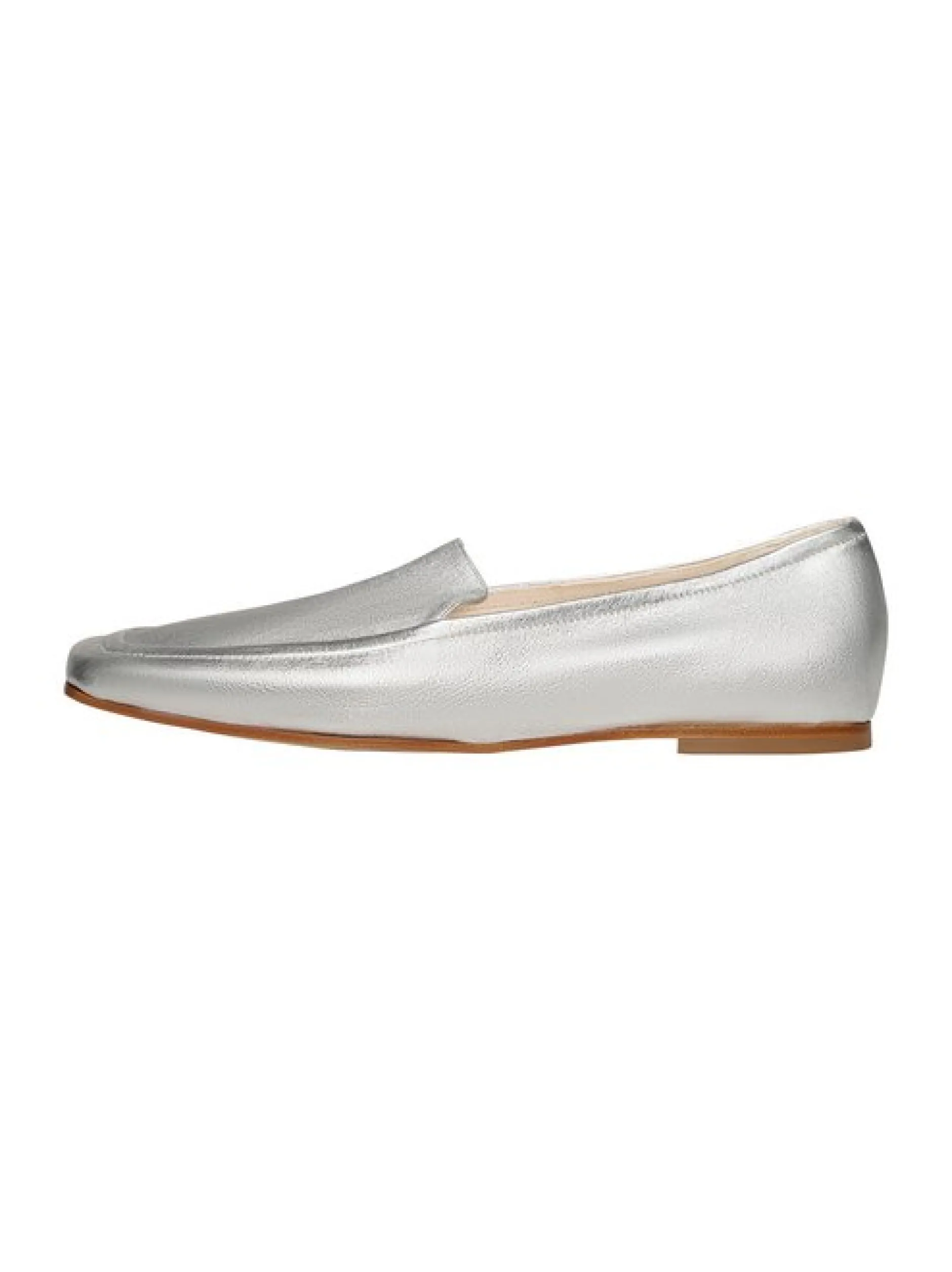 Henry Stevens Damen Loafer – Audrey HVL in silber