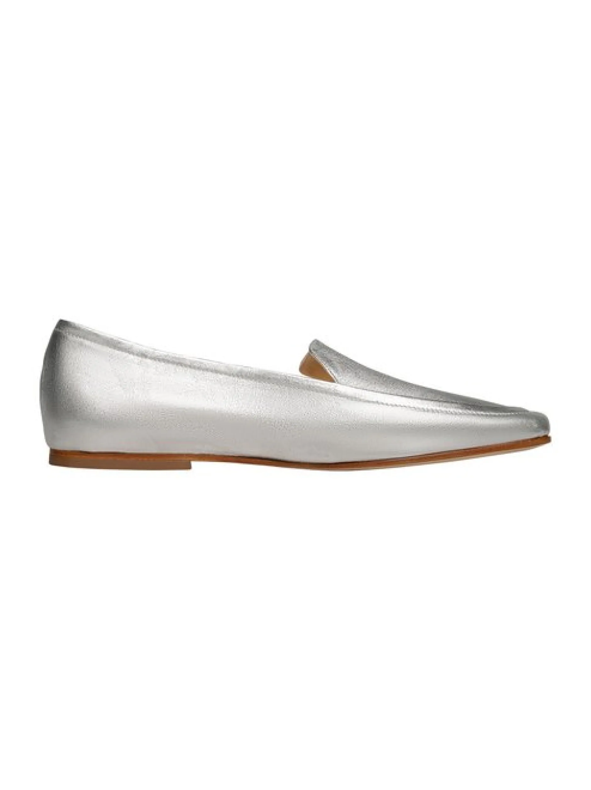 Henry Stevens Damen Loafer – Audrey HVL in silber