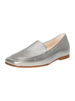 Henry Stevens Damen Loafer – Audrey HVL in silber