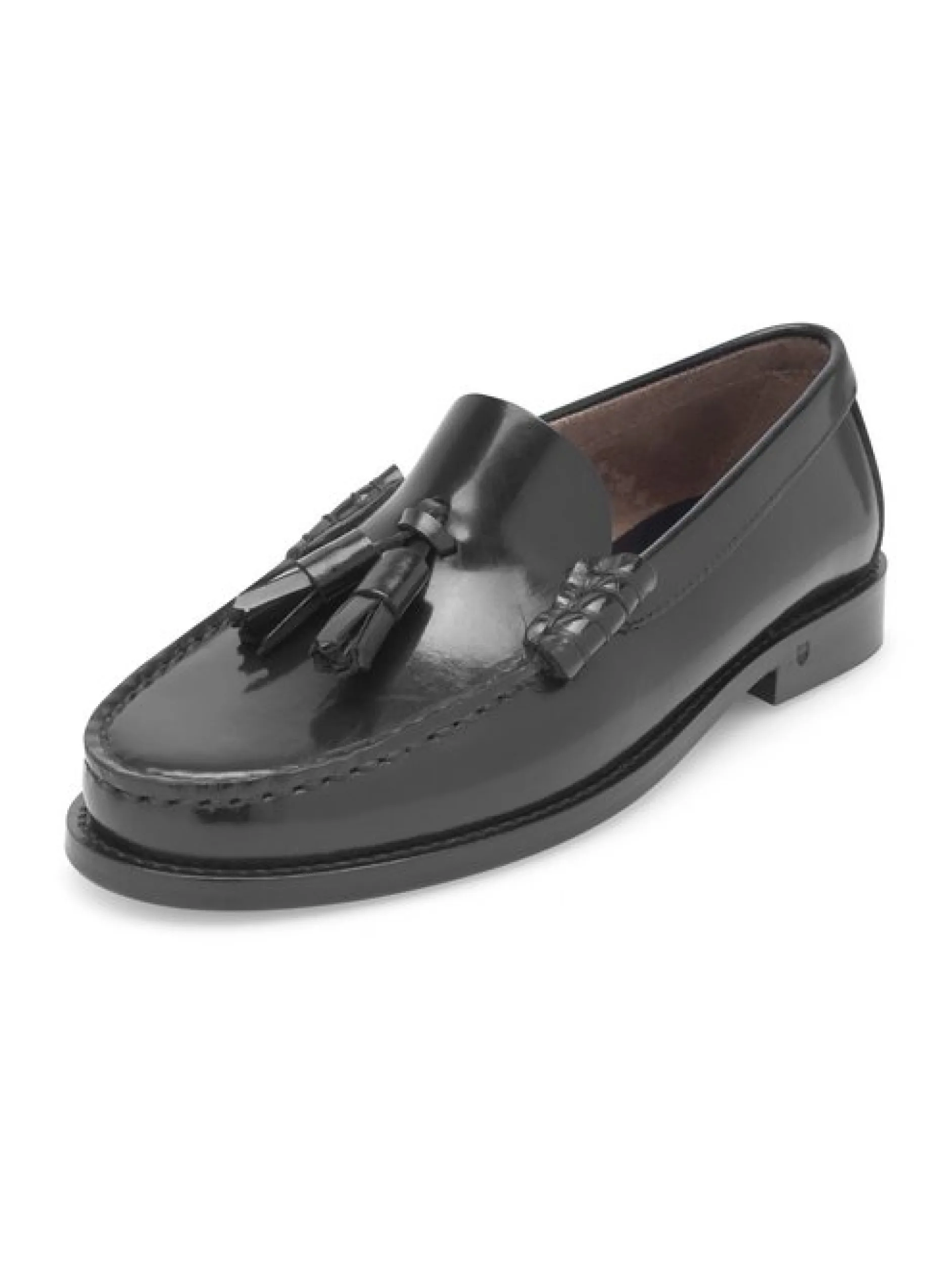 Henry Stevens Damen Loafer – Hunter W PL in schwarz
