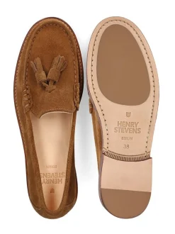 Henry Stevens Damen Loafer – Riley W TL in camel