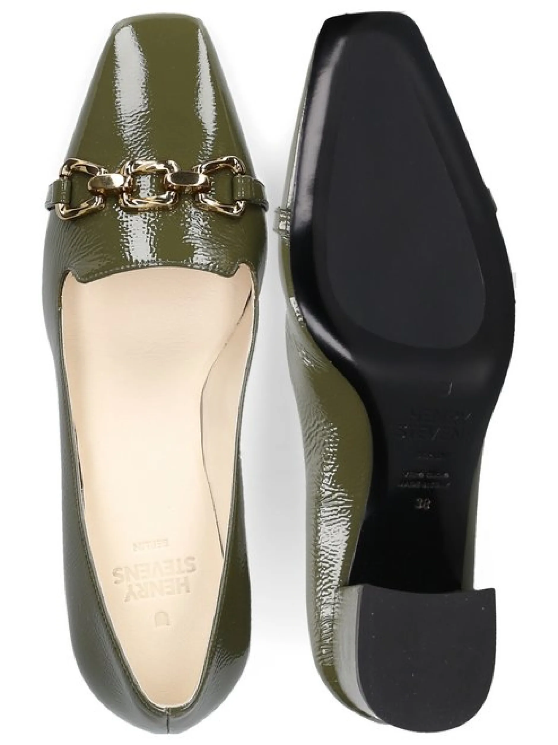 Henry Stevens Damen Pumps – Fay P55 in grün
