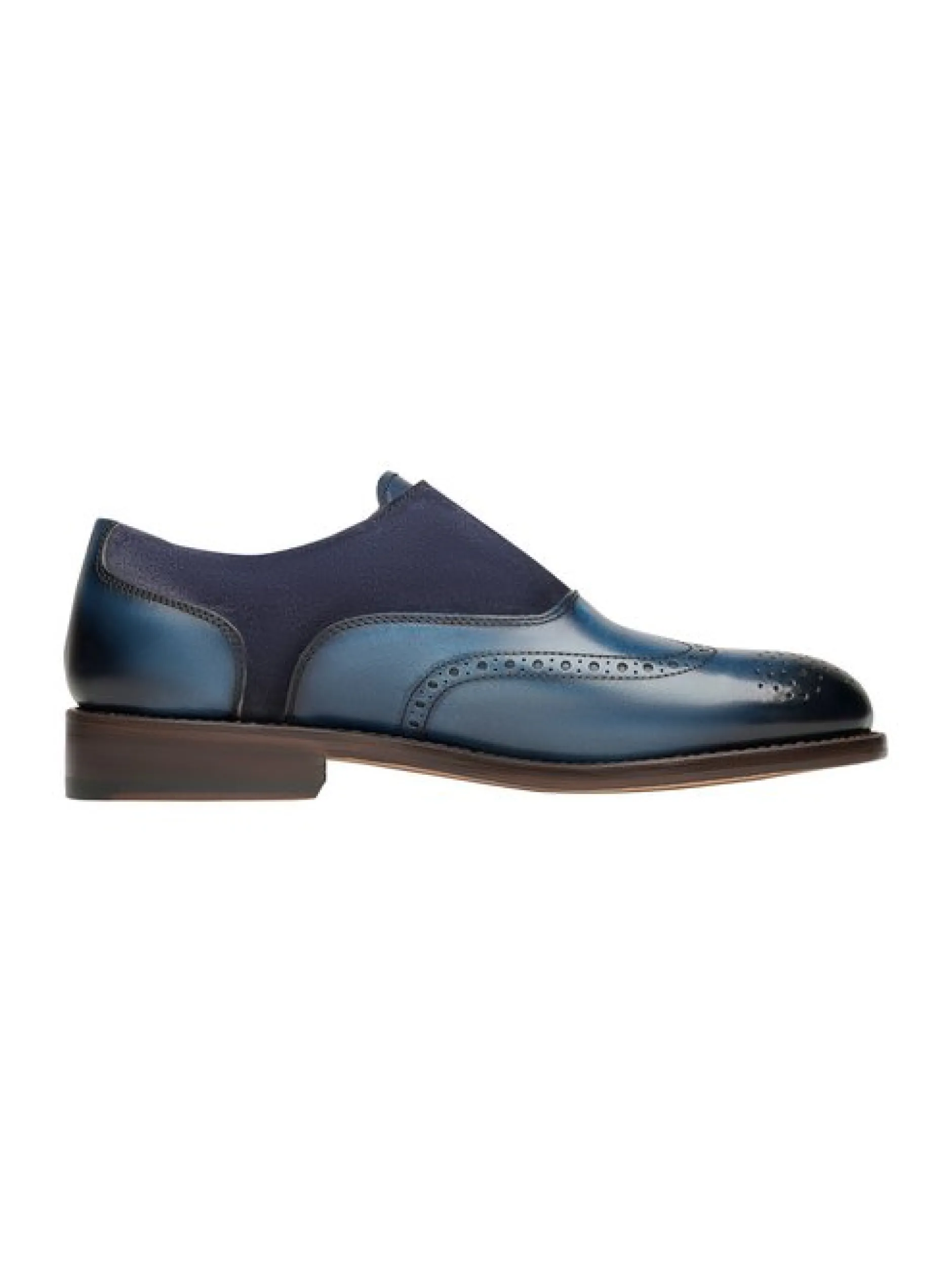 Henry Stevens Damen Schnallenschuhe – Ella FBSM in blau