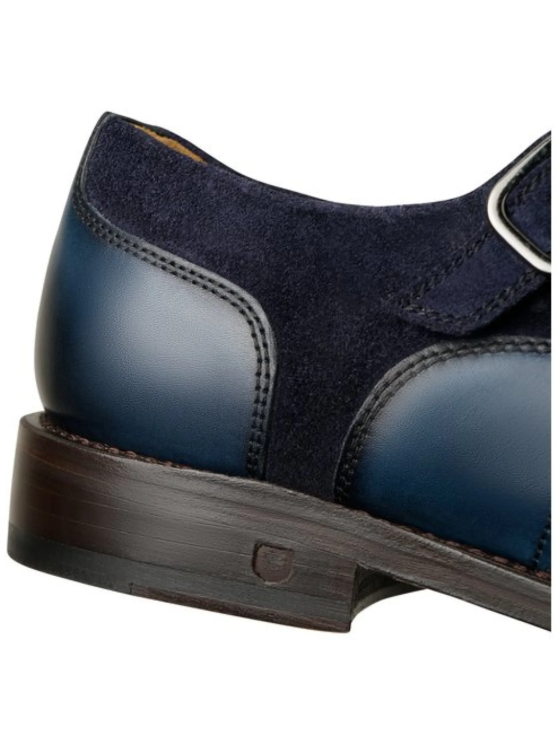 Henry Stevens Damen Schnallenschuhe – Ella FBSM in blau
