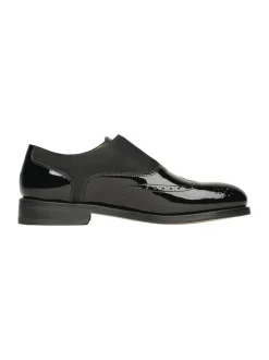Henry Stevens Damen Schnallenschuhe – Ella FBSM in schwarz