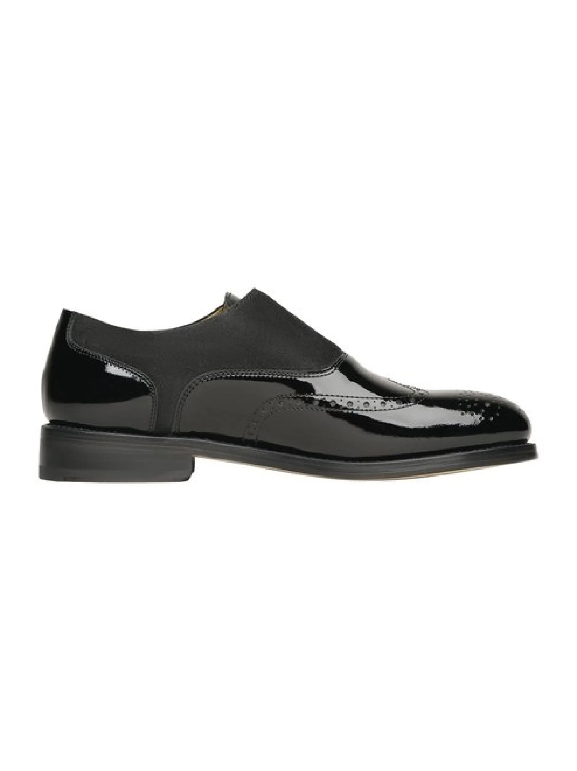 Henry Stevens Damen Schnallenschuhe – Ella FBSM in schwarz