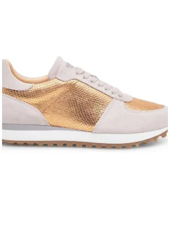 Henry Stevens Damen Sneaker – Sophia R2 in gold grau