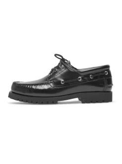 Henry Stevens Herren Bootsschuh – Morgan M DS in schwarz