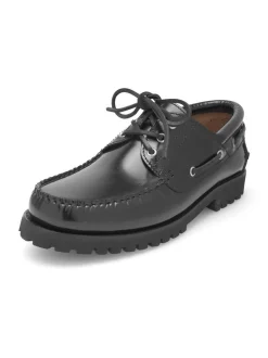 Henry Stevens Herren Bootsschuh – Morgan M DS in schwarz