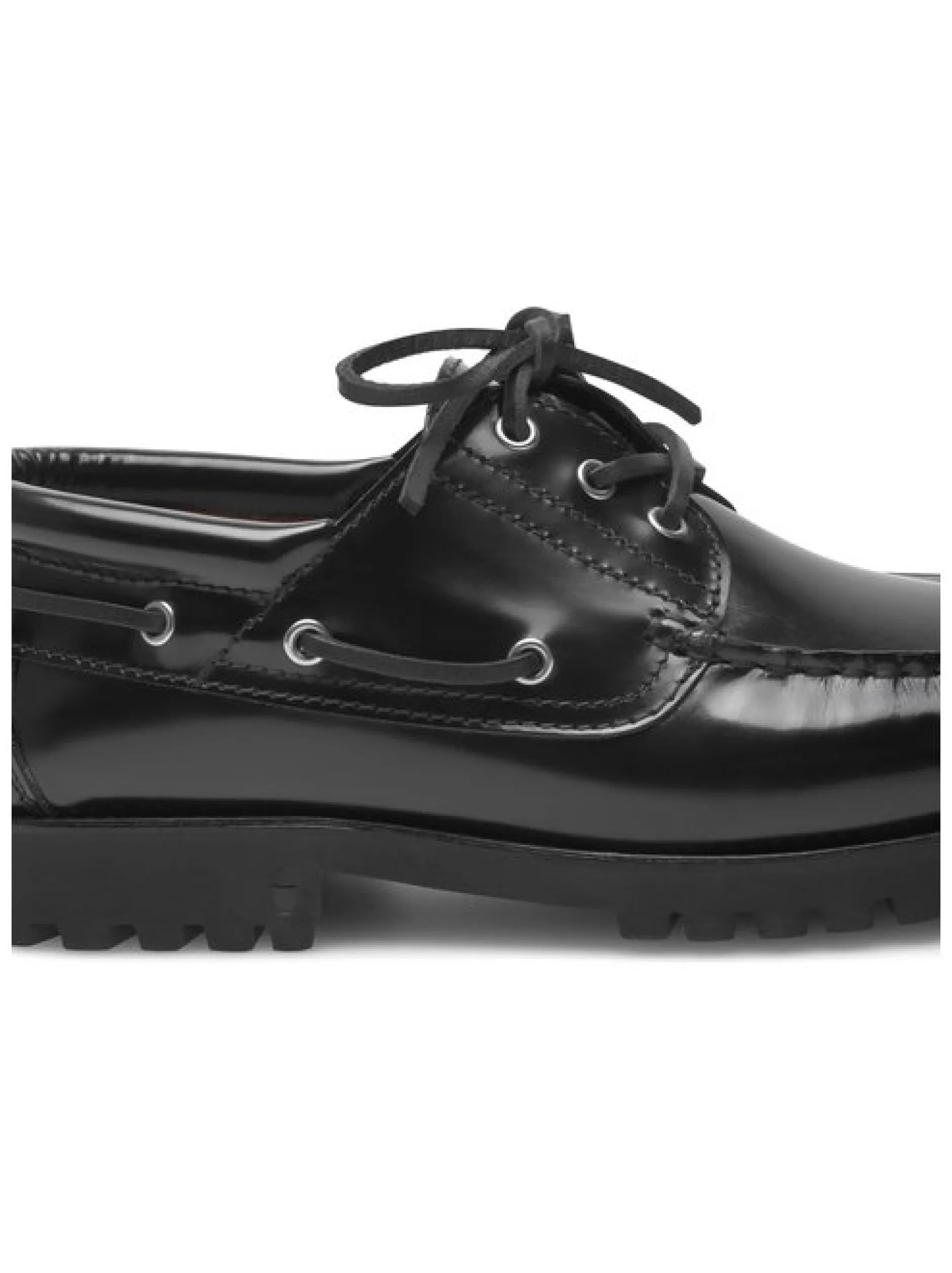 Henry Stevens Herren Bootsschuh – Morgan M DS in schwarz