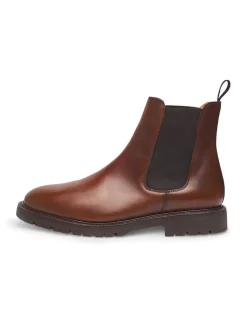 Henry Stevens Herren Chelsea Boots – Jones CB3 in braun
