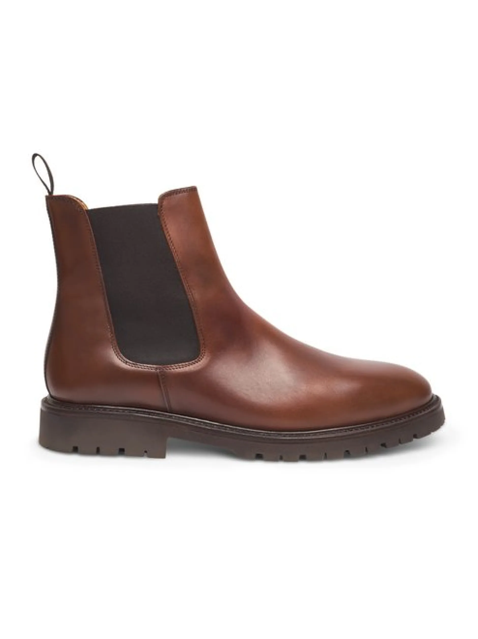 Henry Stevens Herren Chelsea Boots – Jones CB3 in braun