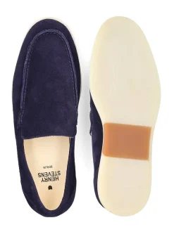 Henry Stevens Herren Loafer – Elia L1 in blau