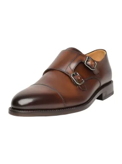 Henry Stevens Herren Schnallenschuhe – Marshall CDM in braun