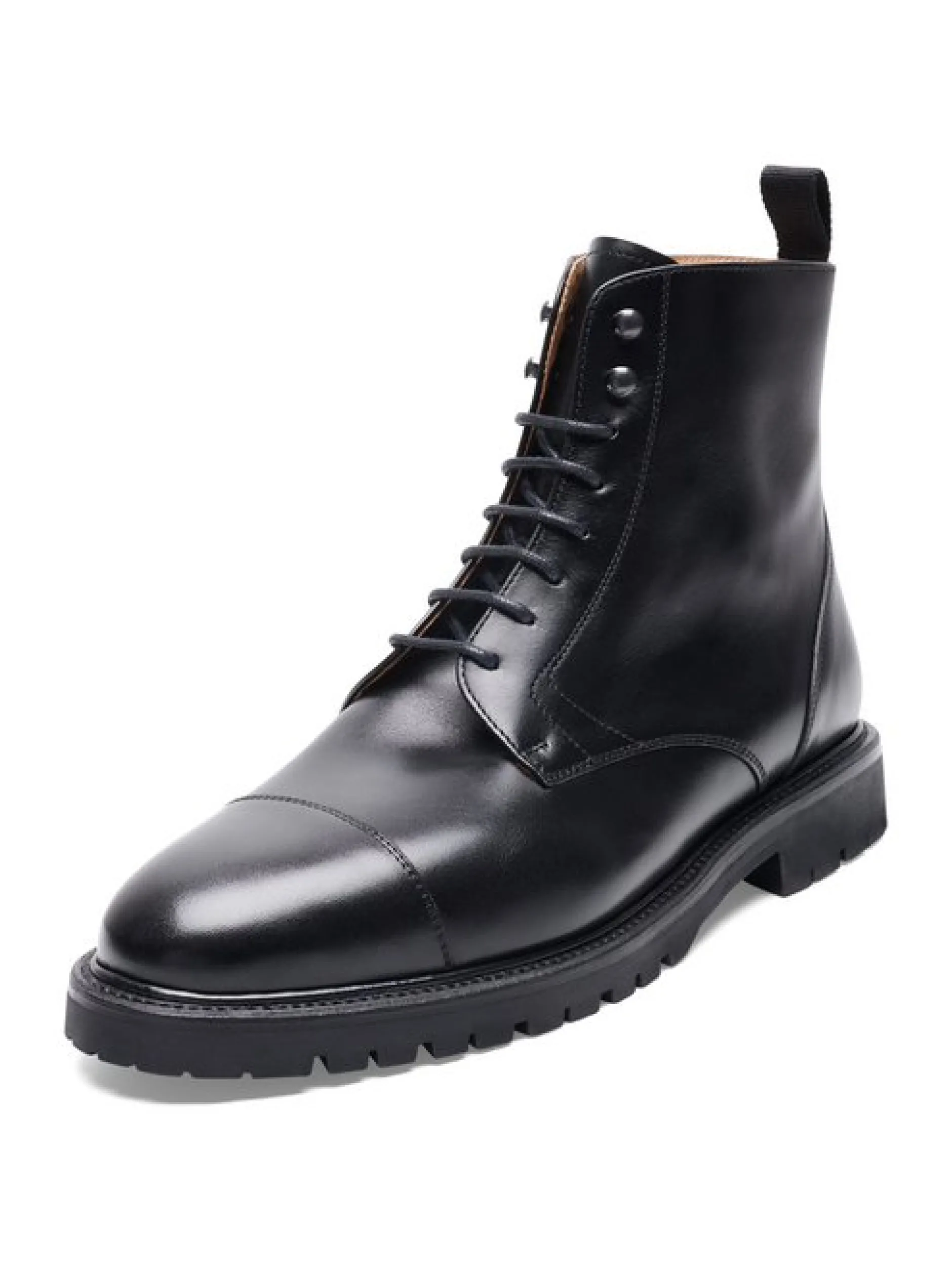 Henry Stevens Herren Schnürboots – Jones CDB3 in schwarz
