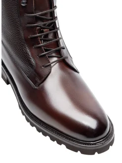 Henry Stevens Herren Schnürboots – Winston PDB5 in braun