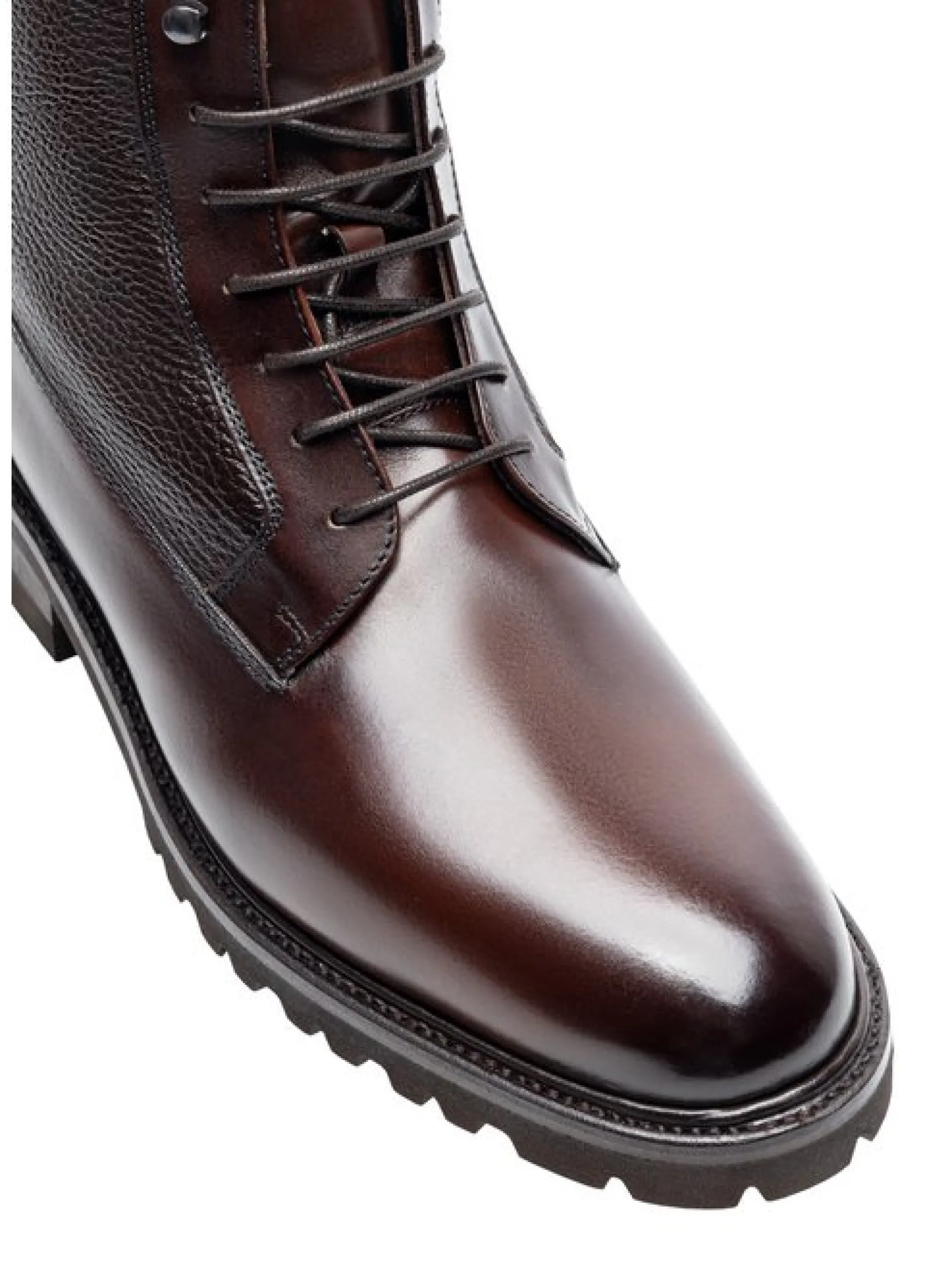 Henry Stevens Herren Schnürboots – Winston PDB5 in braun