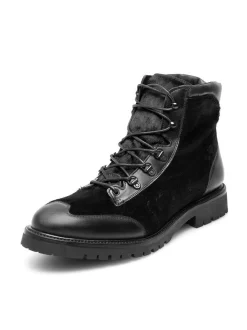 Henry Stevens Herren Schnürboots – Barkley CHB in schwarz