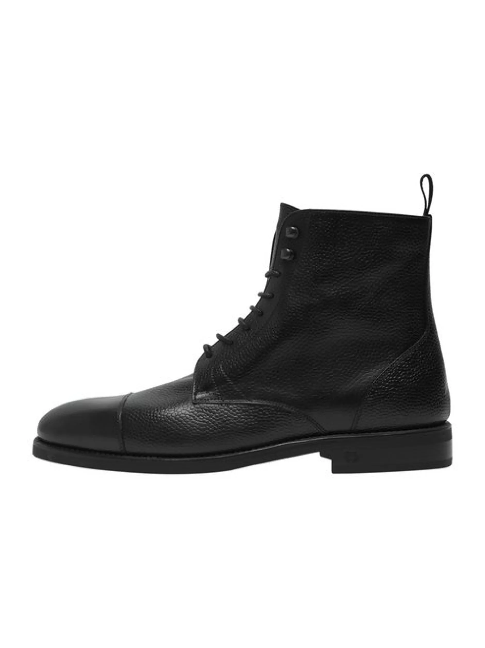 Henry Stevens Herren Schnürboots – Winston CDB2 in schwarz