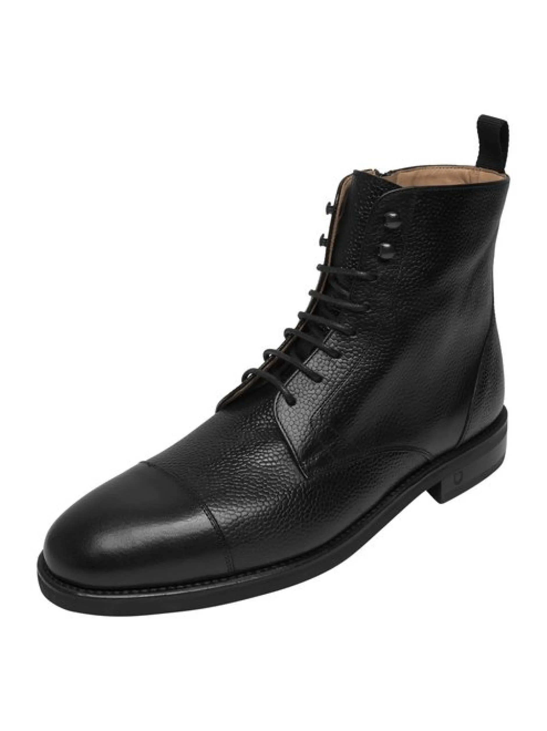 Henry Stevens Herren Schnürboots – Winston CDB2 in schwarz