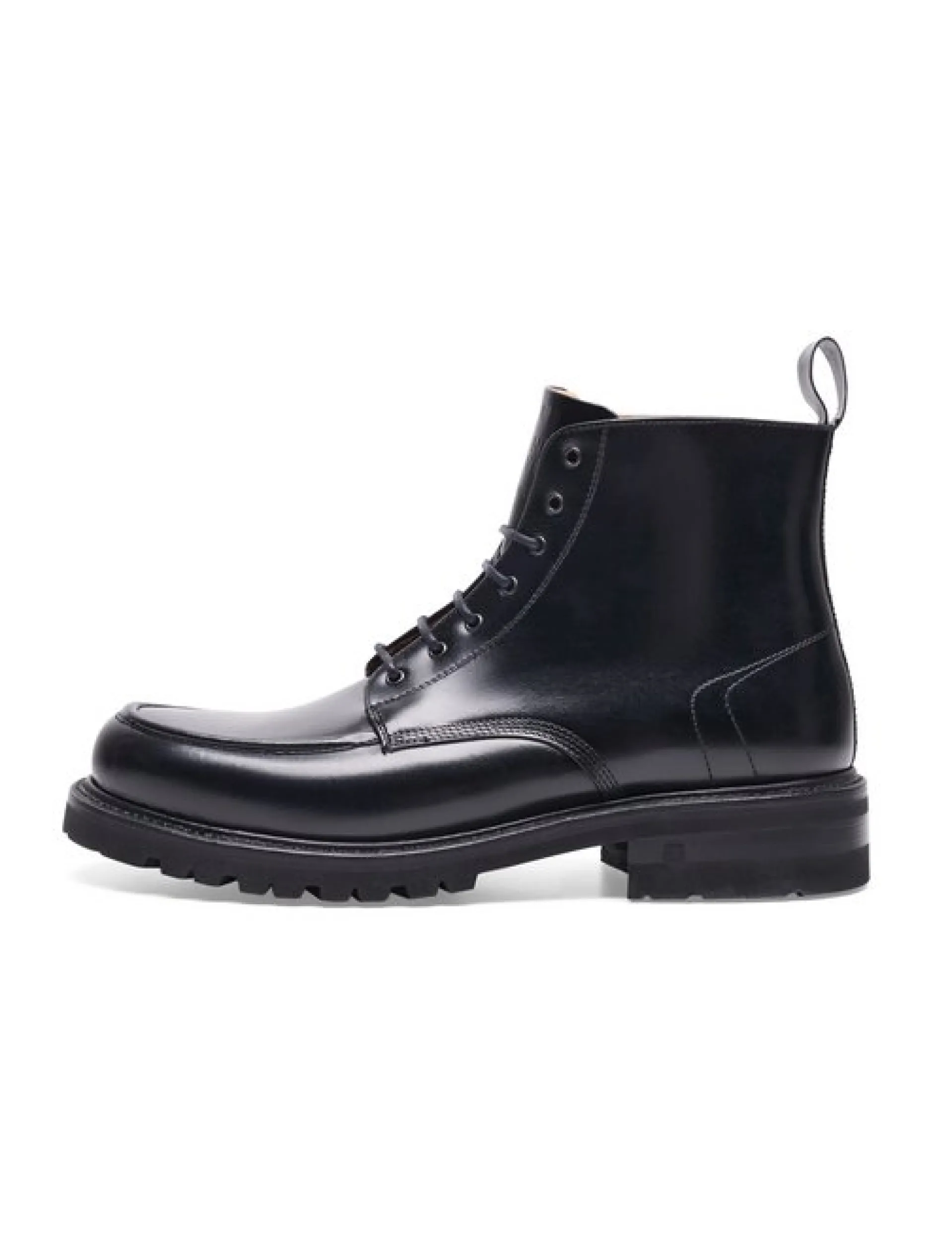 Henry Stevens Herren Schnürboots – Harry NB5 in schwarz