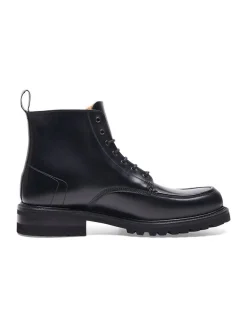 Henry Stevens Herren Schnürboots – Harry NB5 in schwarz