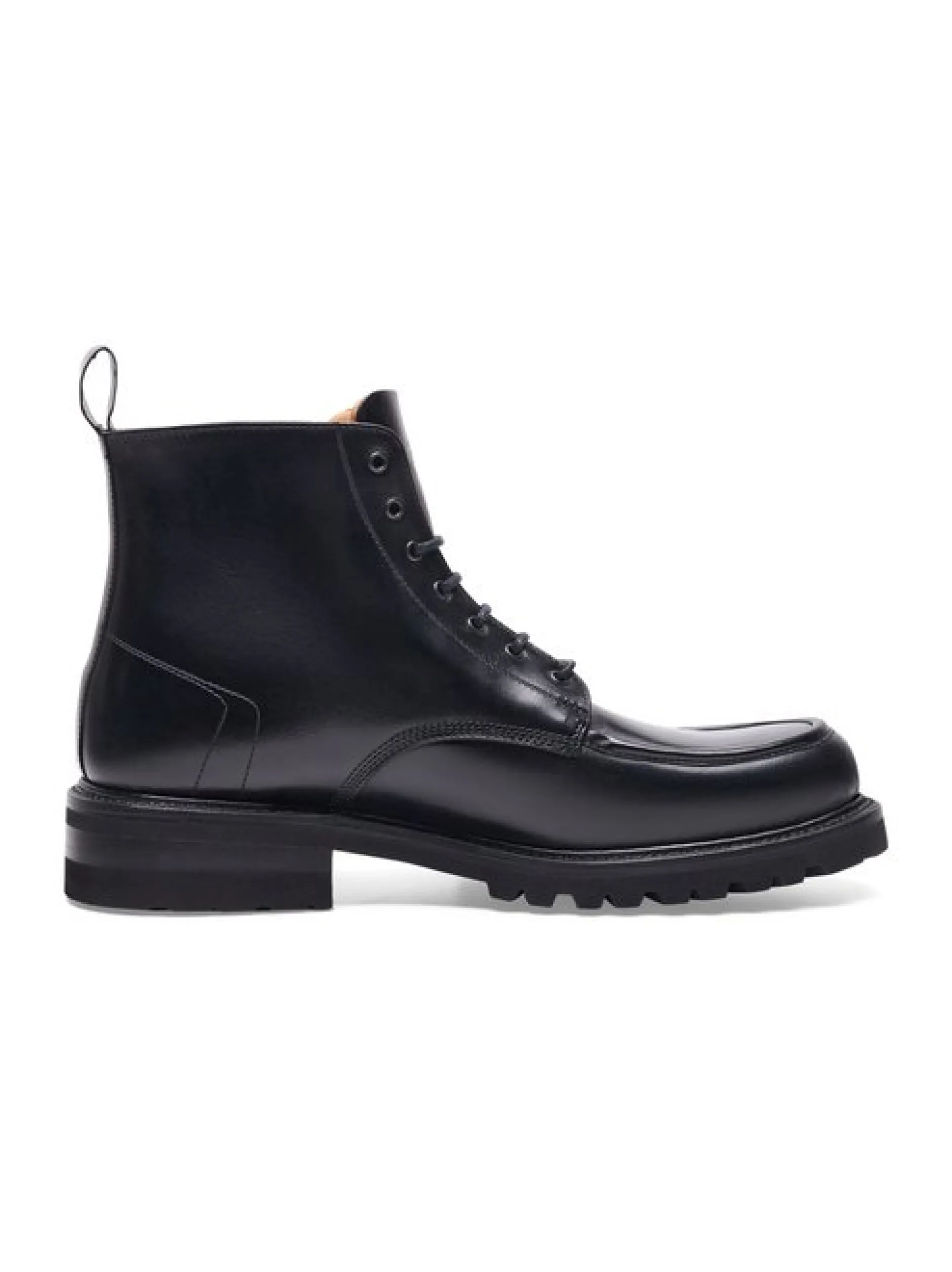 Henry Stevens Herren Schnürboots – Harry NB5 in schwarz