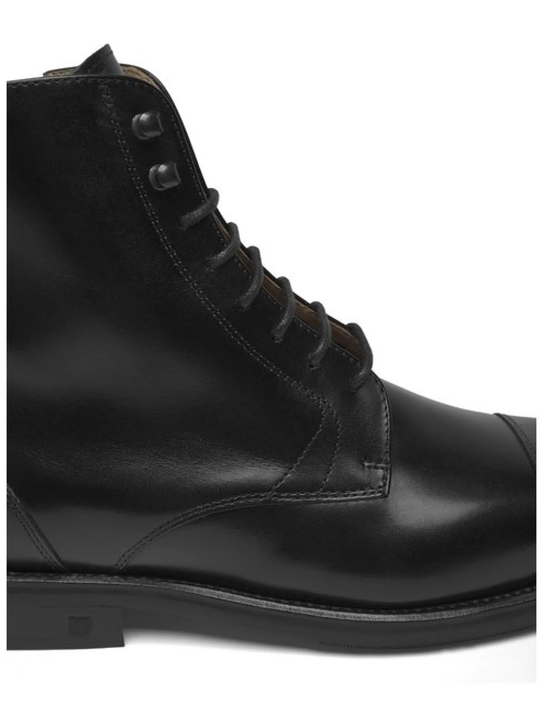 Henry Stevens Herren Schnürboots – Winston CDB2 in schwarz