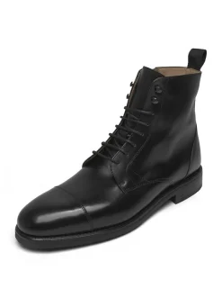 Henry Stevens Herren Schnürboots – Winston CDB2 in schwarz