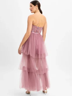 Hey Kyla Damen Abendkleid - Haljina Rochie in altrosa