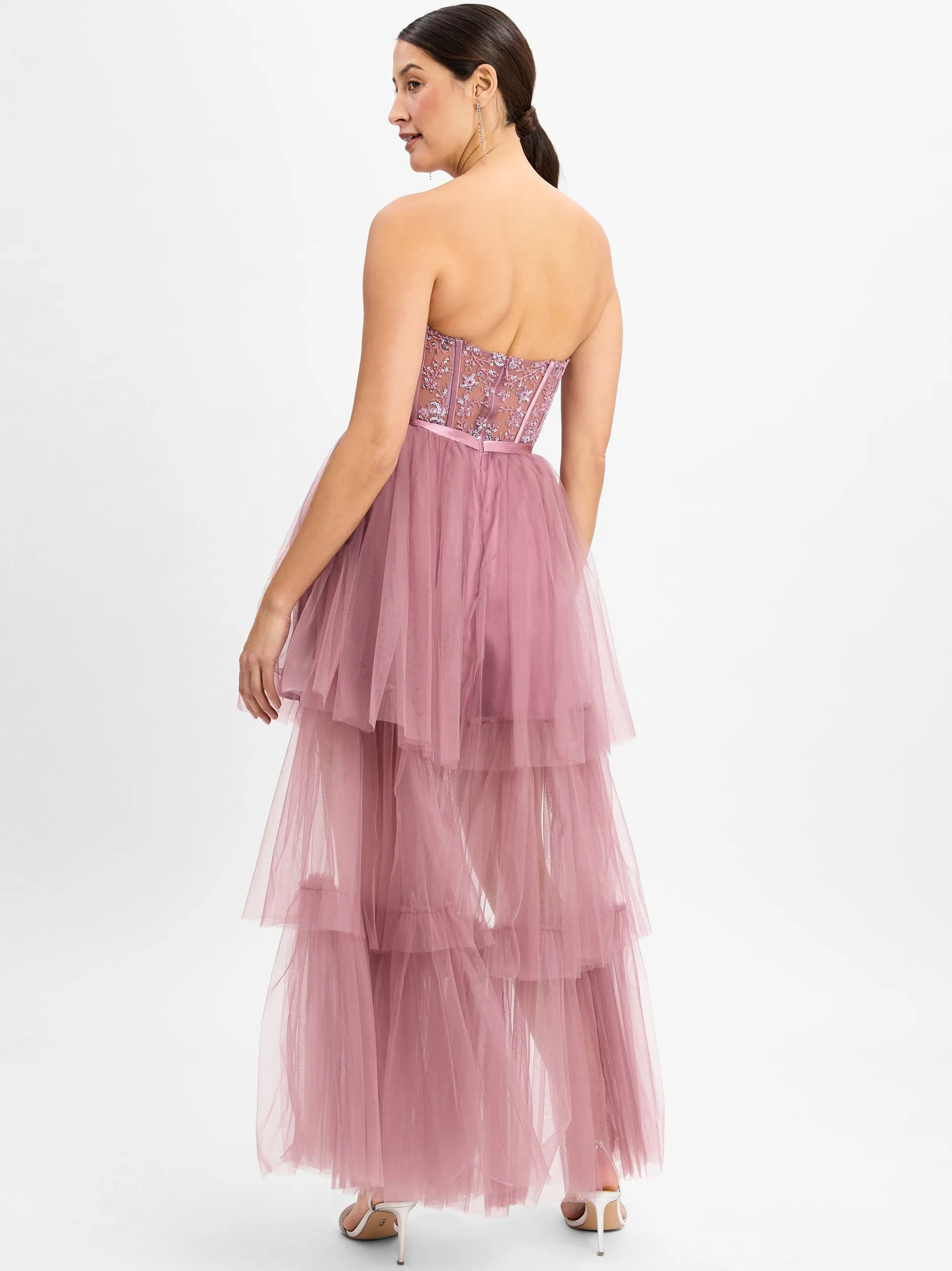 Hey Kyla Damen Abendkleid - Haljina Rochie in altrosa