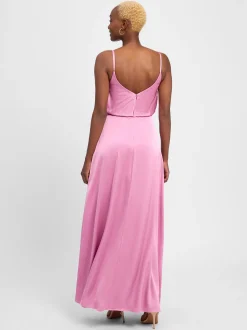 Hey Kyla Damen Abendkleid in altrosa - Länge: lang