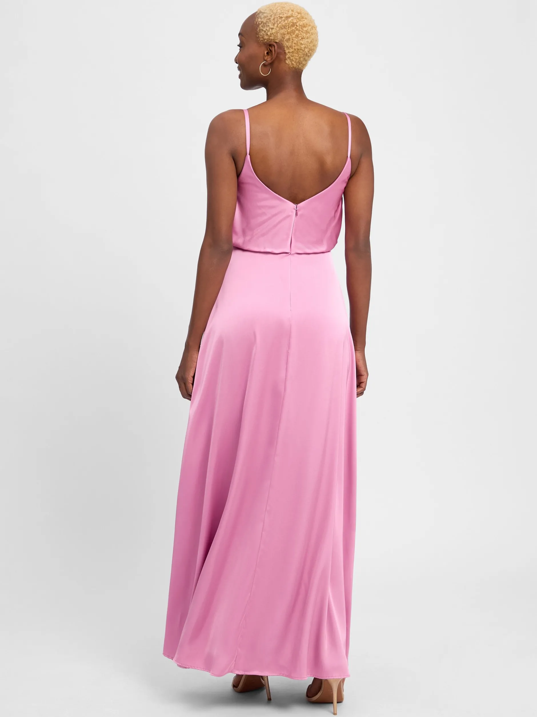 Hey Kyla Damen Abendkleid in altrosa - Länge: lang
