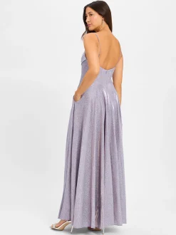 Hey Kyla Damen Abendkleid in flieder - Länge: lang