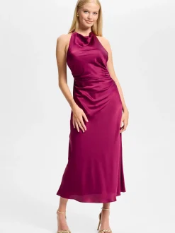 Hey Kyla Damen Abendkleid in fuchsia - Ärmel: ohne Arm