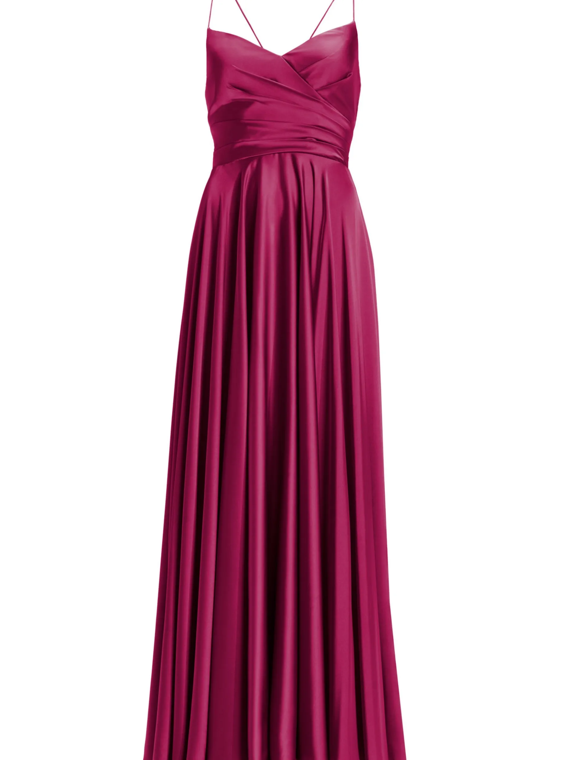 Hey Kyla Damen Abendkleid in himbeer - Ärmel: ohne Arm