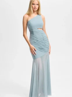 Hey Kyla Damen Abendkleid in hellblau - Ärmel: ohne Arm