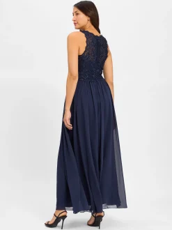 Hey Kyla Damen Abendkleid in marine - Ärmel: ohne Arm