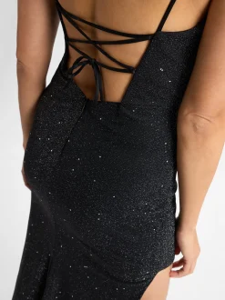 Hey Kyla Damen Abendkleid in schwarz silber