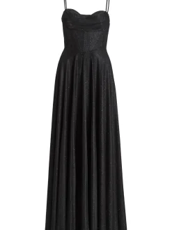Hey Kyla Damen Abendkleid in schwarz - Ärmel: ohne Arm